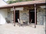The first floor patio